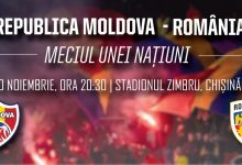 Photo of Meciul unei națiuni. România și Republica Moldova vor juca un amical la Chișinău