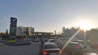 Photo of video | Rușii, la rând pentru a ieși din Crimeea. Cozi uriașe s-au format la benzinării, după explozia de la podul Kerci