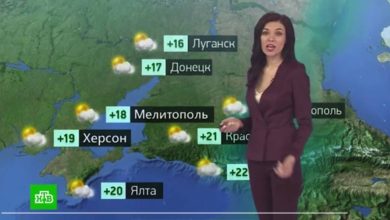 Photo of video | Regiunile ucrainene anexate ilegal apar deja în prognoza meteo din Rusia