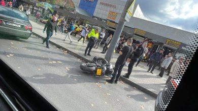 Photo of foto | Accident la Buiucani: O persoana care traversa neregulamentar strada, tamponată de o motocicletă