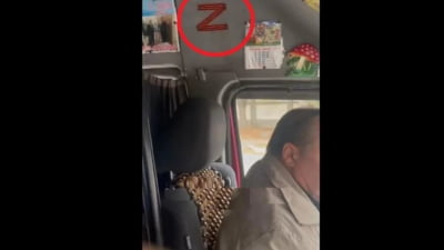 Photo of video | „Ce gunoi ai atârnat aici?”. Un tânăr din Transnistria l-ar fi luat la rost pe un șofer care a afișat panglica Sf. Gheorghe în formă de Z