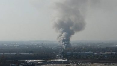 Photo of video | Un incendiu puternic, cu degajări mari de fum, a izbucnit lângă București