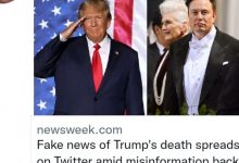 Photo of Un comediant american a testat „libertatea Twitter” sub Musk cu o declarație falsă a morții lui Trump