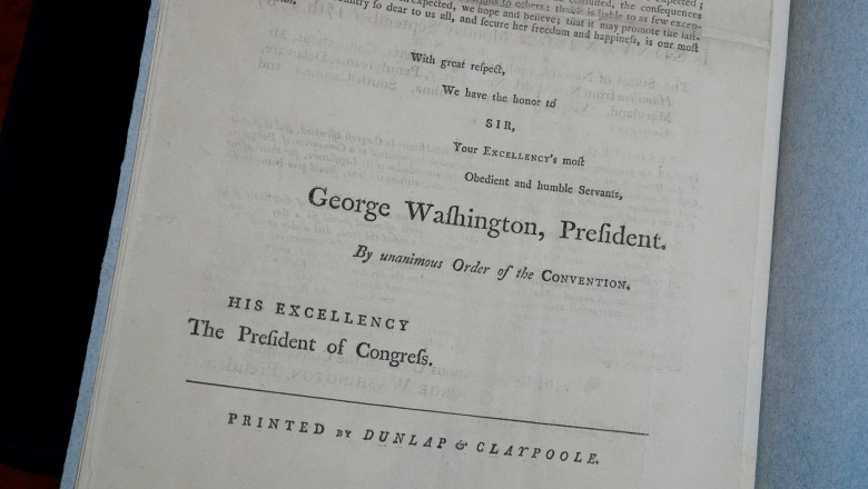 Photo of Un exemplar extrem de rar al Constituției SUA, semnat de George Washington, va fi scos la licitație pentru o sumă uriașă