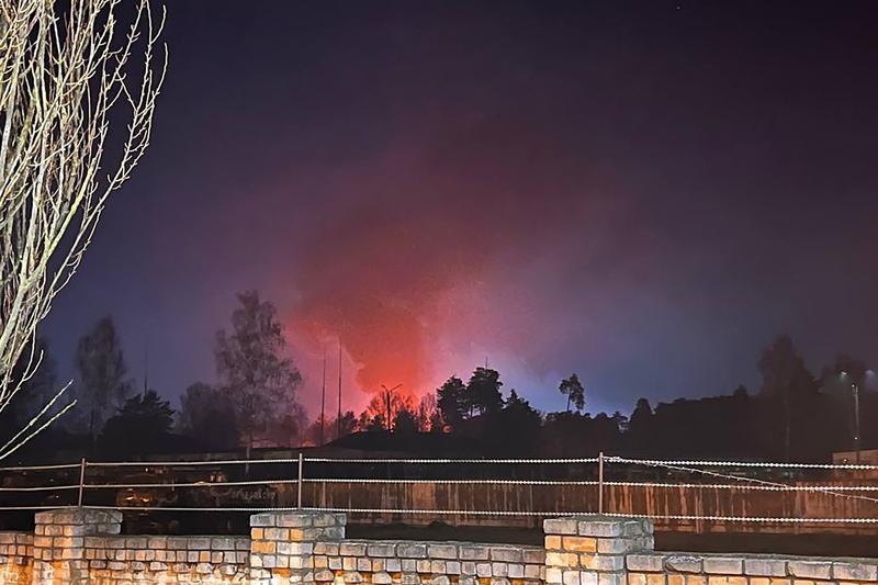Photo of ​Incendiu la un mare rezervor de stocare a petrolului în regiunea rusă Briansk 