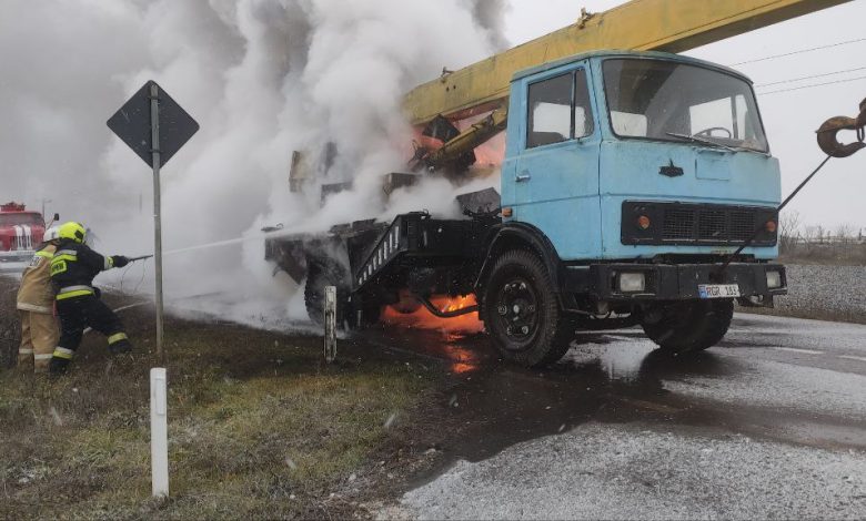 Photo of video | O automacara a luat foc în sudul țării. Cum s-a întâmplat