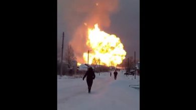 Photo of video | Explozie puternică la o conductă de gaze din vestul Rusiei