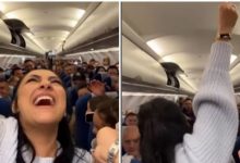 Photo of video | Andra a făcut show în avion. Toți pasagerii au fost uimiți s-o vadă așa