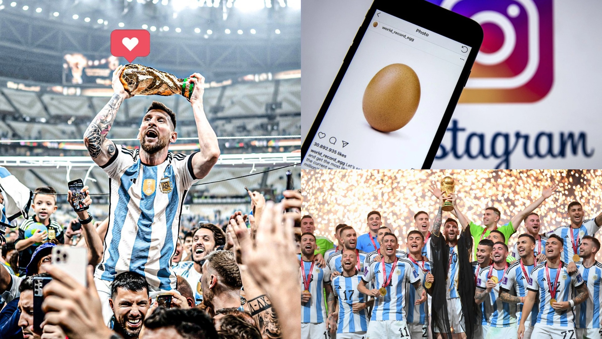 Photo of Cea mai apreciată postare de pe Instagram, din toate timpurile: Messi vs. un ou