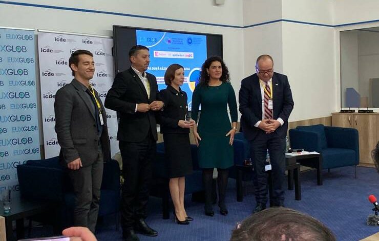Photo of Maia Sandu a primit Premiul România Europeană: Pentru R. Moldova, victoria Ucrainei înseamnă scoaterea trupelor ruse din țara noastră