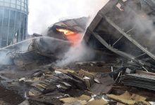 Photo of foto | Incendiul din Portul de la Giurgiulești încă nu a fost stins în totalitate: Cum arată la trei zile de la izbucnire