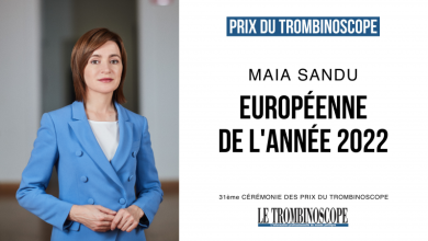 Photo of Președinta Maia Sandu a fost desemnată personalitatea europeană a anului 2022 în cadrul premiilor Trombinoscope din Franța
