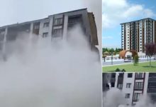 Photo of video | Un bloc de lux, inaugurat în 2022 și prezentat ca „rezistent la cutremur”, s-a prăbușit în timpul seismelor din Turcia