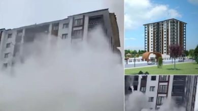 Photo of video | Un bloc de lux, inaugurat în 2022 și prezentat ca „rezistent la cutremur”, s-a prăbușit în timpul seismelor din Turcia