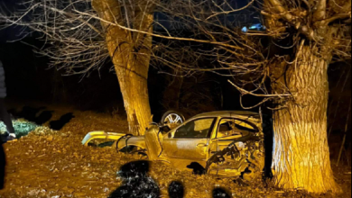 Photo of foto | Accident cumplit la intrarea în Ghidighici: O mașină a fost distrusă în totalitate