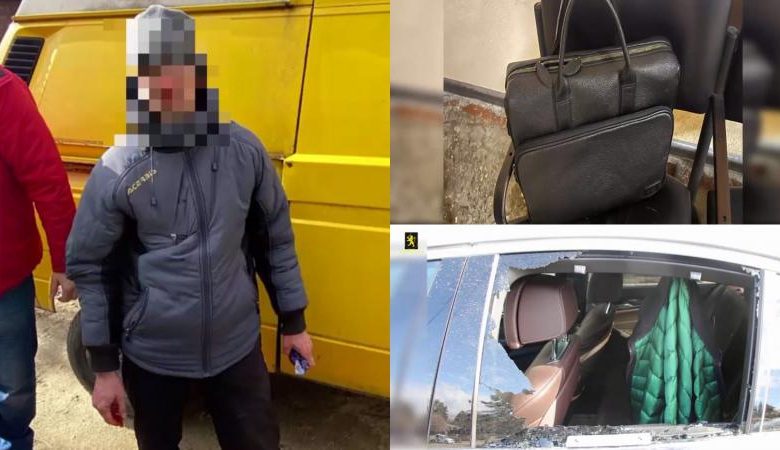 Photo of video | A furat dintr-o maşină o geantă cu 50 de mii de euro și dolari, dar a fost reţinut la scurt timp