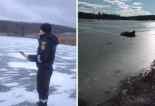 Photo of video | Doi pescari s-au prăbușit sub gheața unui lac din nordul republicii