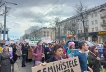 Photo of video | Marș feminist în centrul capitalei: „Femeile între pace și război”