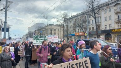 Photo of video | Marș feminist în centrul capitalei: „Femeile între pace și război”