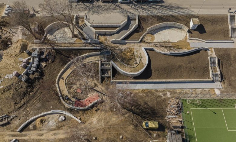 Photo of foto | Un Amfiteatru se construiește în sectorul Ciocana al capitalei. Cum va arăta