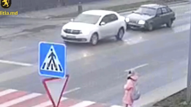 Photo of video | Precizările poliţiei: Șoferul care a fost la un pas de a lovi un copil pe o trecere de pietoni din Orhei era drogat