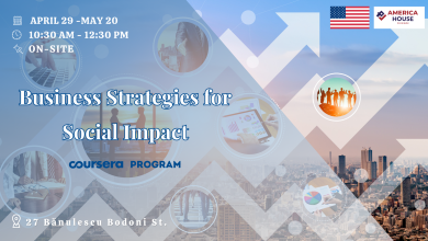 Photo of America House Chișinău invită tinerii la cursul „Business Strategies for Social Impact”