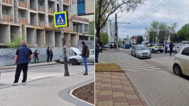 Photo of foto | Botanica: Un motociclist a ajuns la spital după ce s-a ciocnit cu un automobil