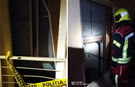Photo of foto | Chișinău: Un ascensor a căzut în gol în timp ce în interior se aflau patru persoane
