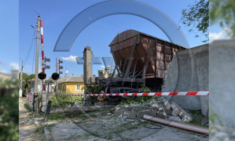 Photo of foto | Accident feroviar la Bălți. Două vagoane a unui tren au deraiat de pe linie