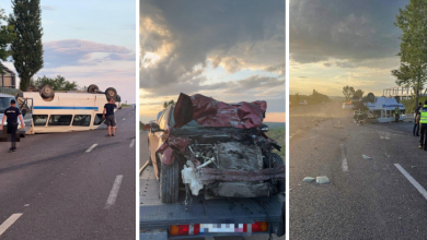 Photo of foto | Grav accident rutier la Strășeni: Un pasager a decedat, nouă persoane au fost transportate la spital