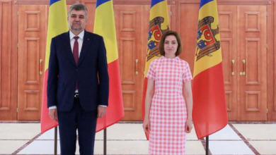 Photo of Președinta Republicii Moldova, primită la Palatul Victoria de premierul României