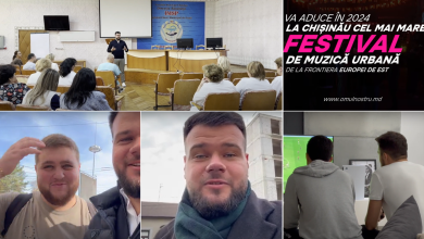 Photo of video | Cel mai tânăr candidat la Primăria Chișinău vorbește zilnic într-un vlog despre soluțiile orașului și activitatea electorală
