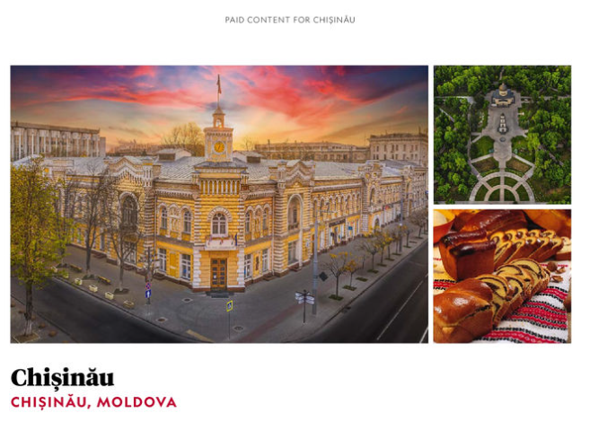 Photo of foto | Chișinăul a apărut pe paginile faimosului National Geographic într-un articol cu marcaj „Conținut plătit”