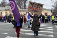 Photo of video, foto | În Chișinău s-a desfășurat un marș feminist cu accentul pe combaterea violenței sexuale