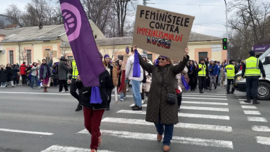 Photo of video, foto | În Chișinău s-a desfășurat un marș feminist cu accentul pe combaterea violenței sexuale