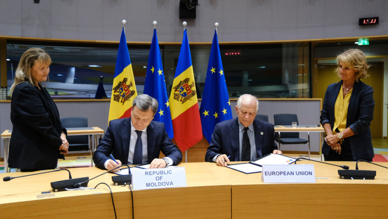 R. Moldova, prima țară care semnează un Parteneriat pentru Securitate și Apărare cu UE