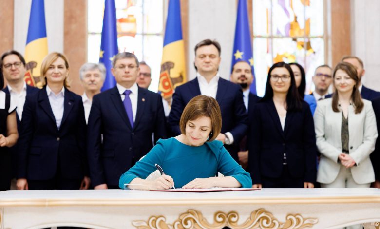Photo of foto | Maia Sandu a semnat Decretul privind inițierea negocierilor de aderare a Republicii Moldova la Uniunea Europeană