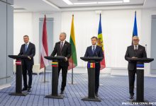 Photo of Cei trei președinți ai țărilor baltice au semnat la Chișinău o declarație comună de susținere a aderării Republicii Moldova la UE