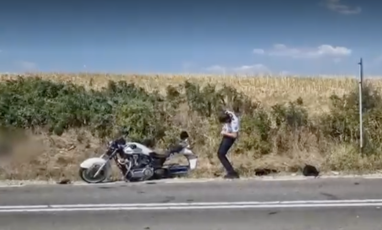 Photo of video | Un tânăr din R. Moldova a decedat într-un accident cu motocicleta în România