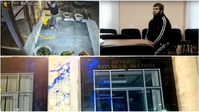 Photo of video, foto, update | Poliția: Bărbați instruiți la Moscova și plătiți cu câte 5.000 de euro au vandalizat Guvernul și Ministerul Muncii de la Chișinău