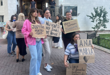 Photo of foto | „Nu mai acceptăm protejarea agresorilor”. Protest la Ministerul Justiției față de abuzul împotriva femeilor