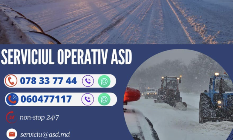 Photo of Serviciul operativ al Administrației de Stat a Drumurilor va activa non-stop pe durata perioadei de iarnă