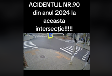 Photo of video | Al 90-lea accident din 2024, filmat într-o intersecție periculoasă din Chișinău