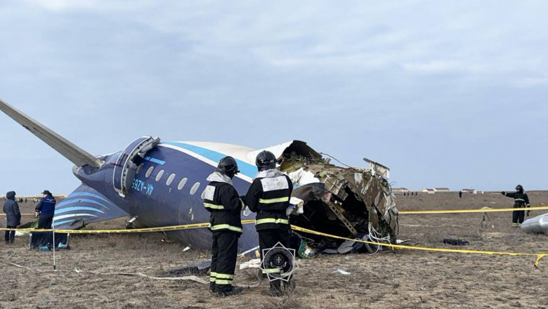 Photo of Nou bilanț după prăbușirea avionului Azerbaijan Airlines în Kazahstan: 29 de supravieţuitori