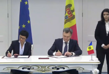 Photo of video | Acordul pentru Planul de creștere al Republicii Moldova, semnat. Marta Kos și Dorin Recean, declarații de presă