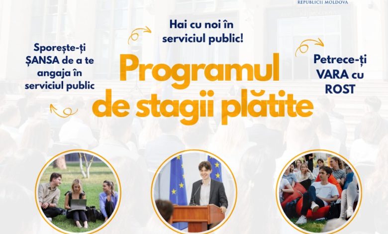 Photo of Guvernul și UE lansează stagii plătite pentru tinerii care vor o carieră în serviciul public
