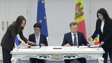 Photo of video | Acordul pentru Planul de creștere al Republicii Moldova, semnat. Marta Kos și Dorin Recean, declarații de presă