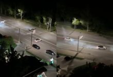 Photo of video | Drifturi ilegale pe străzile capitalei: Șoferi de BMW au făcut „spectacol” nocturn