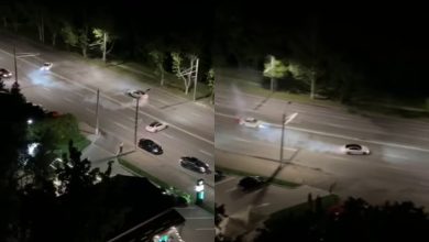 Photo of video | Drifturi ilegale pe străzile capitalei: Șoferi de BMW au făcut „spectacol” nocturn