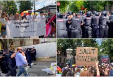 Photo of video, foto | Scandări și îmbrânceli în centrul Chișinăului: Cum s-au desfășurat marșul „Pride”, cel al „Familiei” și protestul enoriașilor